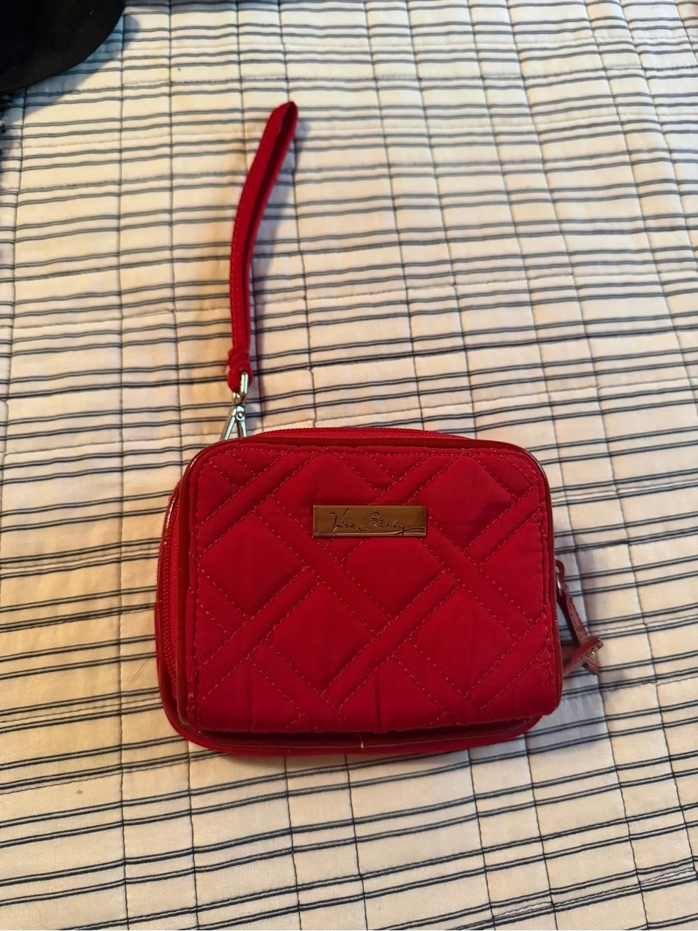 Vera Bradley Red Wristlet/cross body